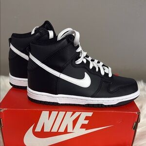 Nike Kids Black and White Sneakers